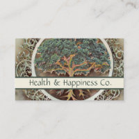 Tree of Life Health and Happiness Business Card