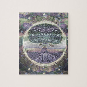 Tree of Life Health and Prosperity Jigsaw Puzzle