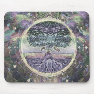 Tree of Life Health and Prosperity Mouse Pad