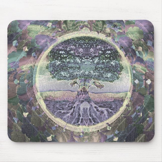 Tree of Life Health and Prosperity Mouse Pad (Front)