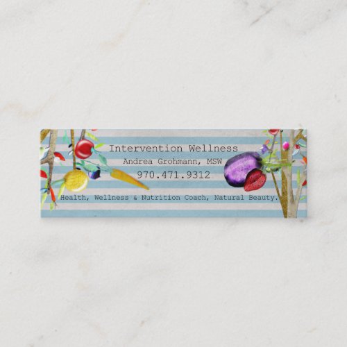 Tree of Life Health and Wellness Mini Business Card