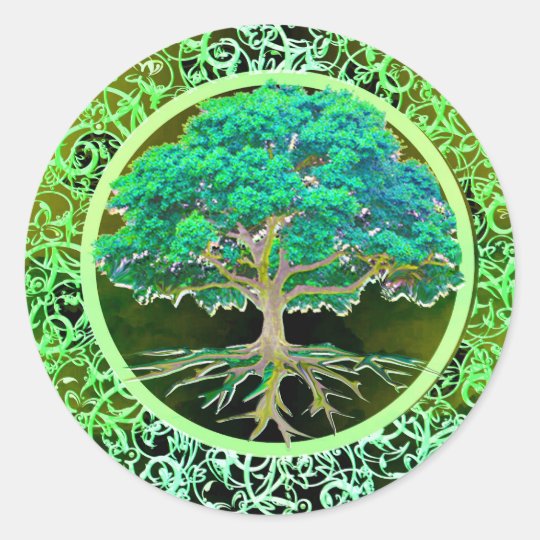 Tree of Life Health Classic Round Sticker