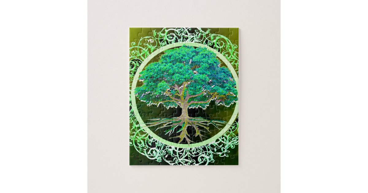 Tree of Life Health Jigsaw Puzzle Zazzle