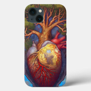 Tree Of Life Heart Surreal Nature Art iPhone 13 Case