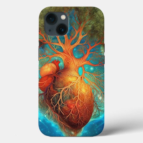 Tree Of Life Heart Surreal Nature Art iPhone 13 Case