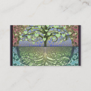 Tree of Life Hearts and Love Business Card