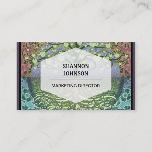Tree of Life Hearts and Love Business Card Templates