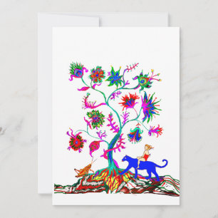 Tree of life holiday card