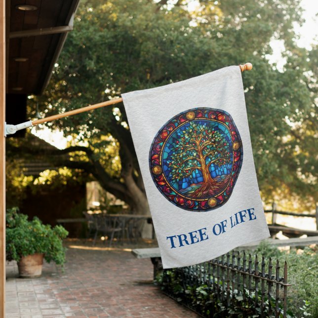 Tree of Life House Flag (In SItu)