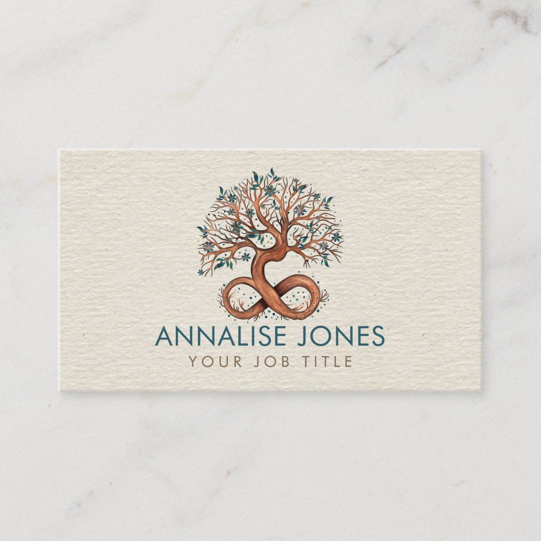 Tree of Life - Infinity Business Card | Zazzle