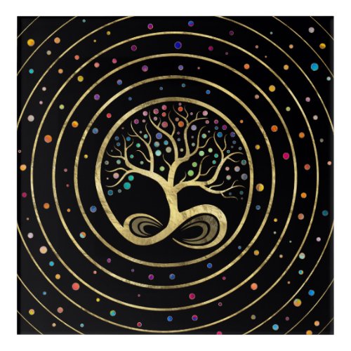 Tree of Life _ Infinity Spiral Acrylic Print