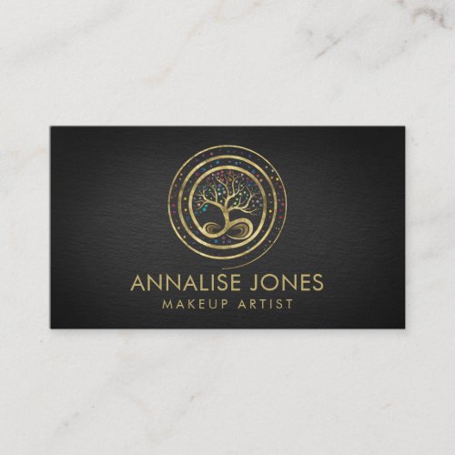 Tree of Life _ Infinity Spiral Business Card