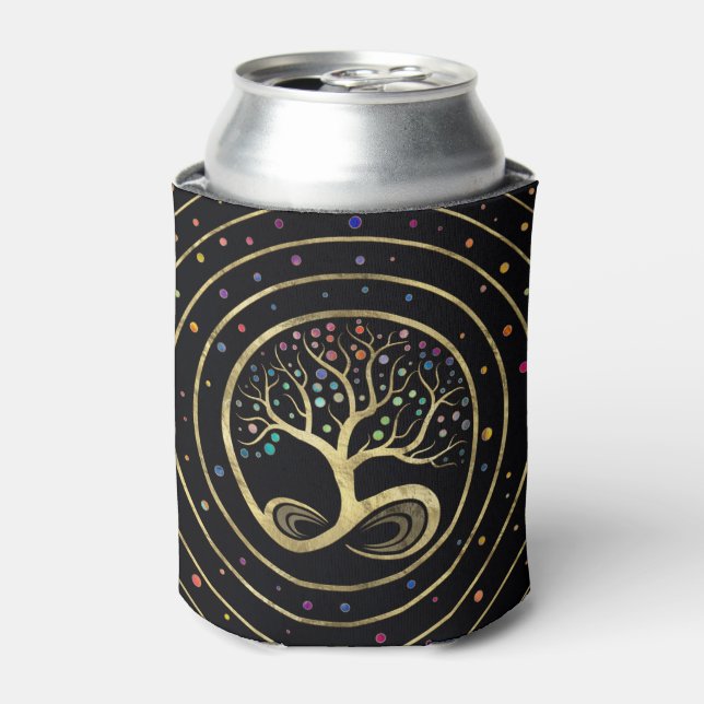 Tree of Life - Infinity Spiral Can Cooler (Can Front)