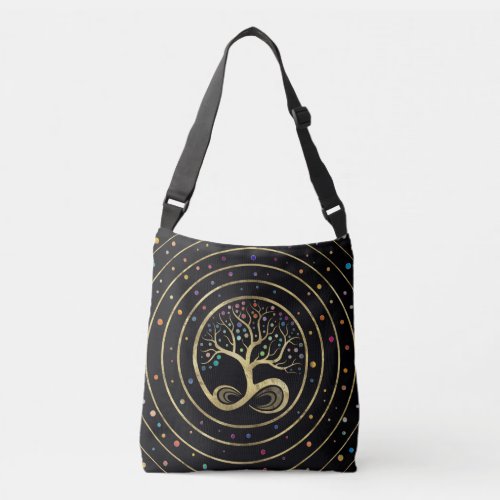 Tree of Life _ Infinity Spiral Crossbody Bag