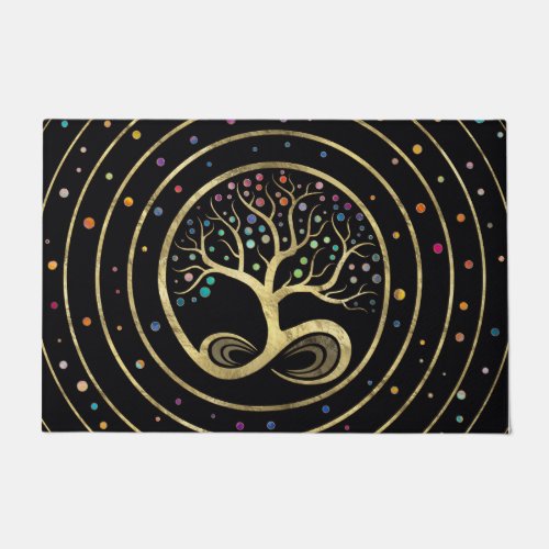 Tree of Life _ Infinity Spiral Doormat