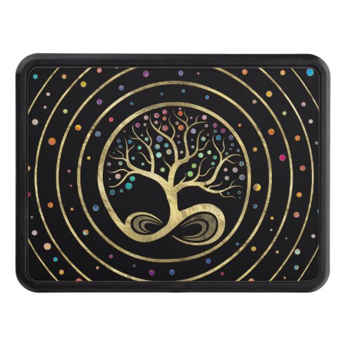 Tree of Life _ Infinity Spiral Hitch Cover