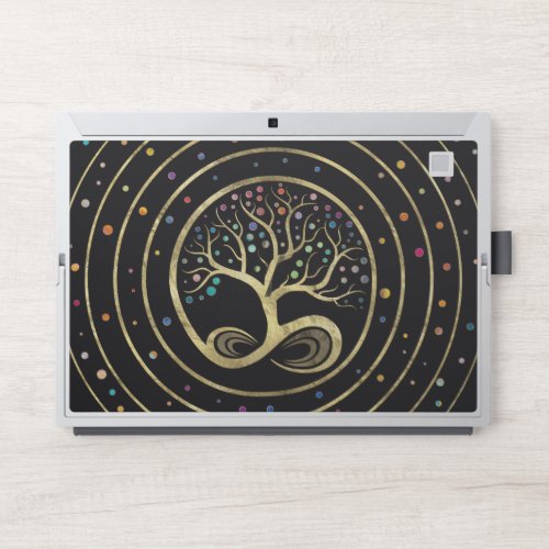 Tree of Life _ Infinity Spiral HP Laptop Skin