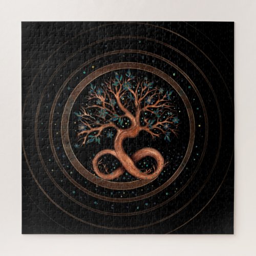 Tree of Life _ Infinity Spiral Jigsaw Puzzle