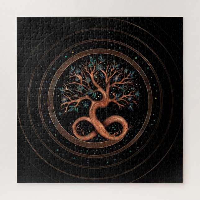 Tree of Life - Infinity Spiral Jigsaw Puzzle (Vertical)