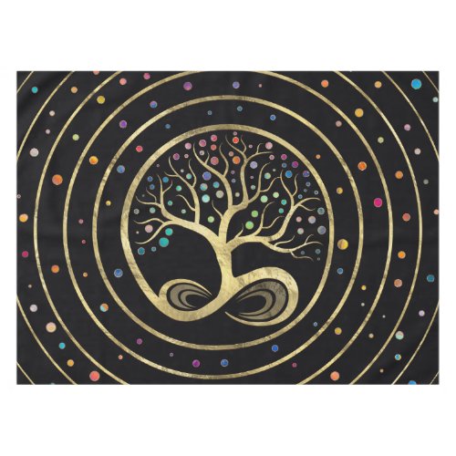 Tree of Life _ Infinity Spiral Tablecloth