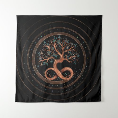 Tree of Life _ Infinity Spiral Tapestry