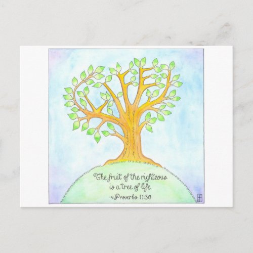 Tree of Life Inspirational Postcard