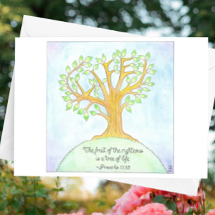 Tree of Life Inspirational Postcard