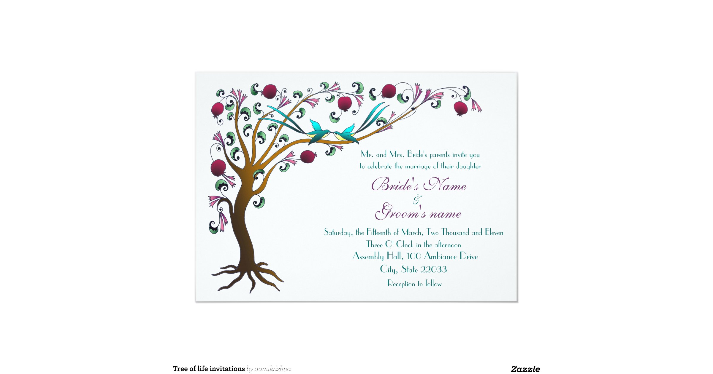 Tree Of Life Invitations 3