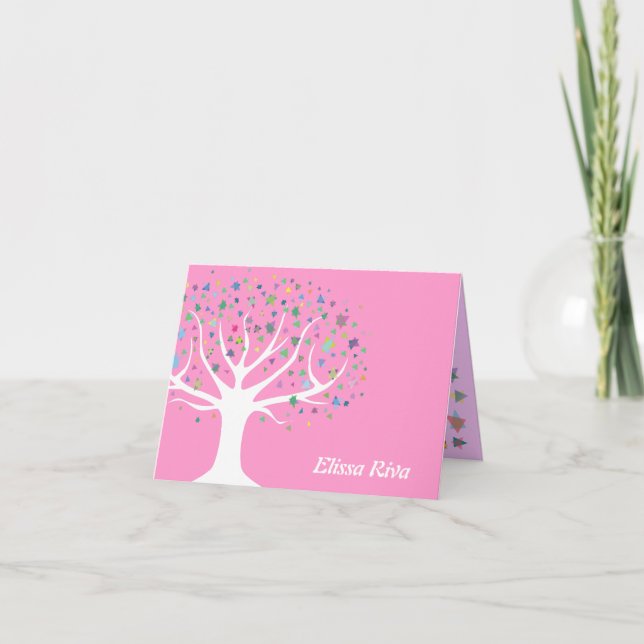 Tree of Life Invite Thank You Card (Front)