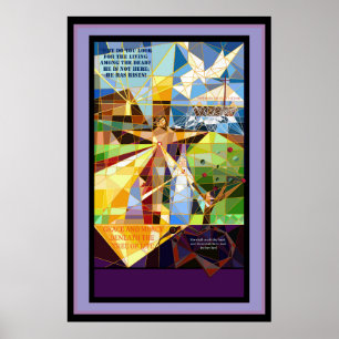 Tree of Life Jesus Banner Poster