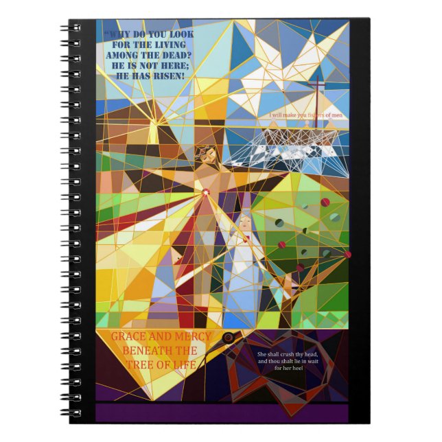 Tree of Life Jesus Christian Notebook (Front)