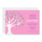 Tree of Life Jewish Baby Naming Invitation Hebrew