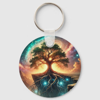 Tree of Life Keychain – Strength & Balance