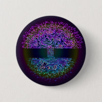 Tree of Life Knowingness Pinback Button