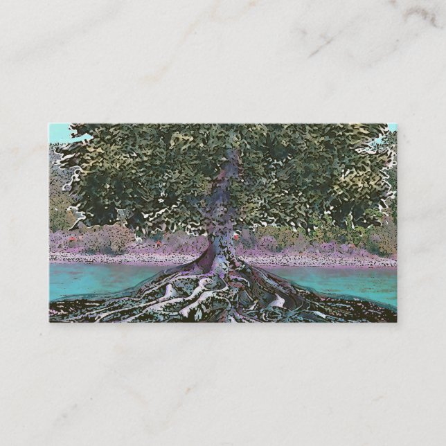 Tree of Life Lakes Edge Business Card (Front)