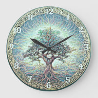 Tree of Life Large Clock