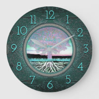 Tree of Life Large Clock