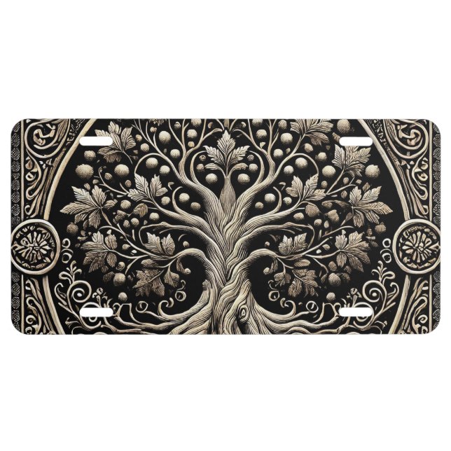 Tree of Life License Plate (Front)