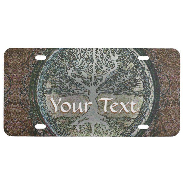 Tree of Life License Plate (Front)