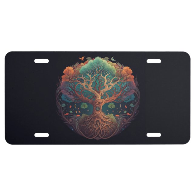 Tree of Life License Plate (Front)