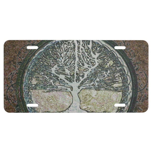 Tree of Life License Plate (Front)