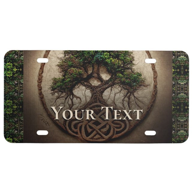 Tree of Life License Plate (Front)
