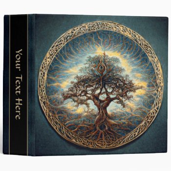 Tree Of Life Light 3 Ring Binder by thetreeoflife at Zazzle