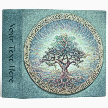 Tree Of Life Light 3 Ring Binder by thetreeoflife at Zazzle