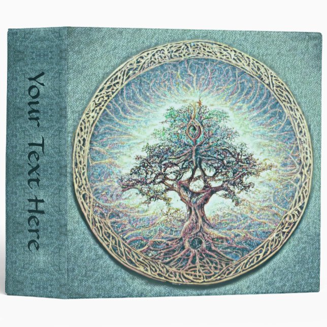 Tree of Life Light 3 Ring Binder (Front/Spine)