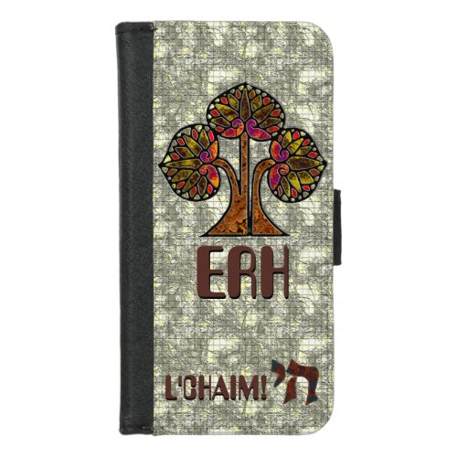 Tree of Life _ Light Personalized iPhone 87 Wallet Case