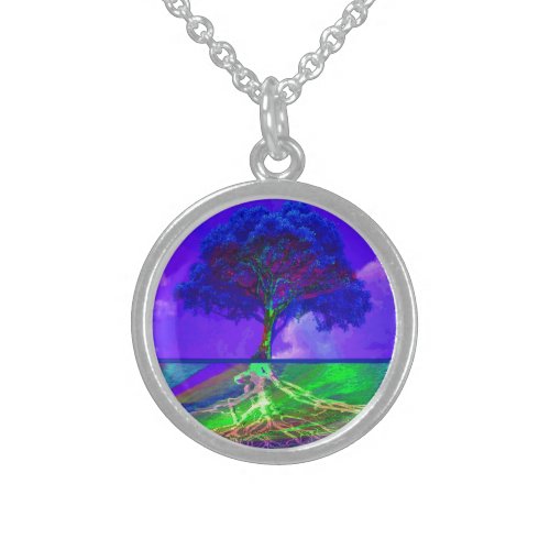 Tree of Life Live Your Dream Sterling Silver Necklace