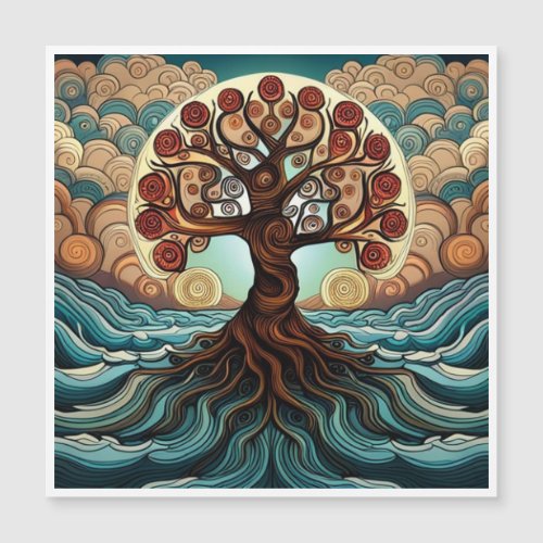 Tree of Life Magnetic Card