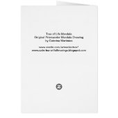 Tree of Life Mandala Card (Back)