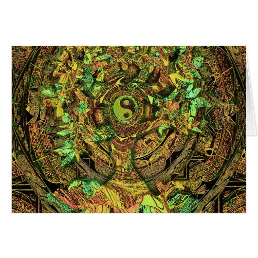 Tree of Life Mandala Dance Cards (Front Horizontal)